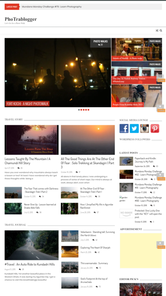 2016 2017 Trablogger