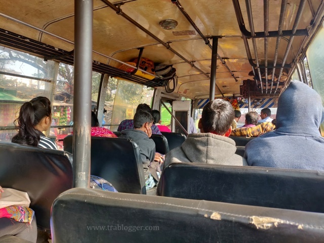 Konark bus about to leave